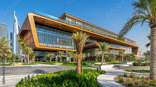 Dubai, uae, Mohammed bin rashid library exterior 