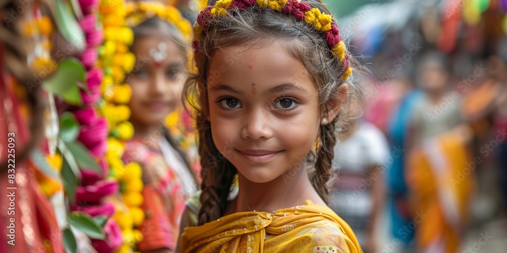Сheerful Indian girls in traditional attire dancing outdoors, smiling and embracing joyfully. Сheerful Indian girls in traditional attire dancing outdoors, smiling and embracing joyfully.