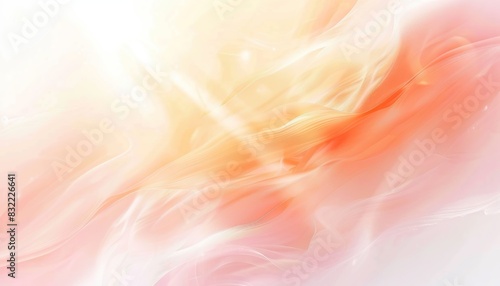 abstract background in delicate tones, smooth iridescence of lines, floral motif