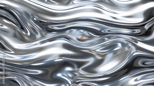 Abstract Liquid Metal Texture - Generative AI