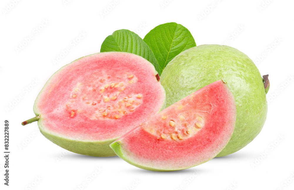 pink guava isolated on transparent png pink guava isolated on transparent png