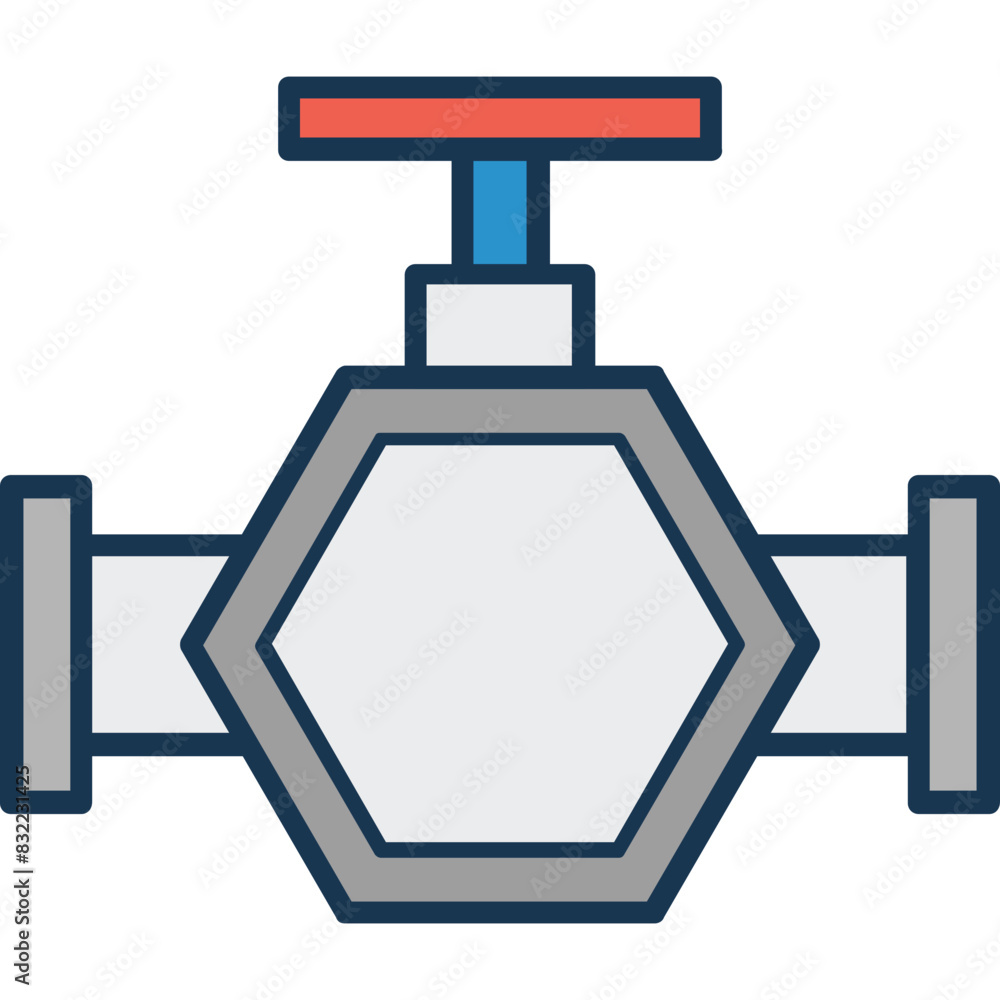 Main Pipeline Icon Colored Outline Icon Main Pipeline Icon Colored Outline Icon