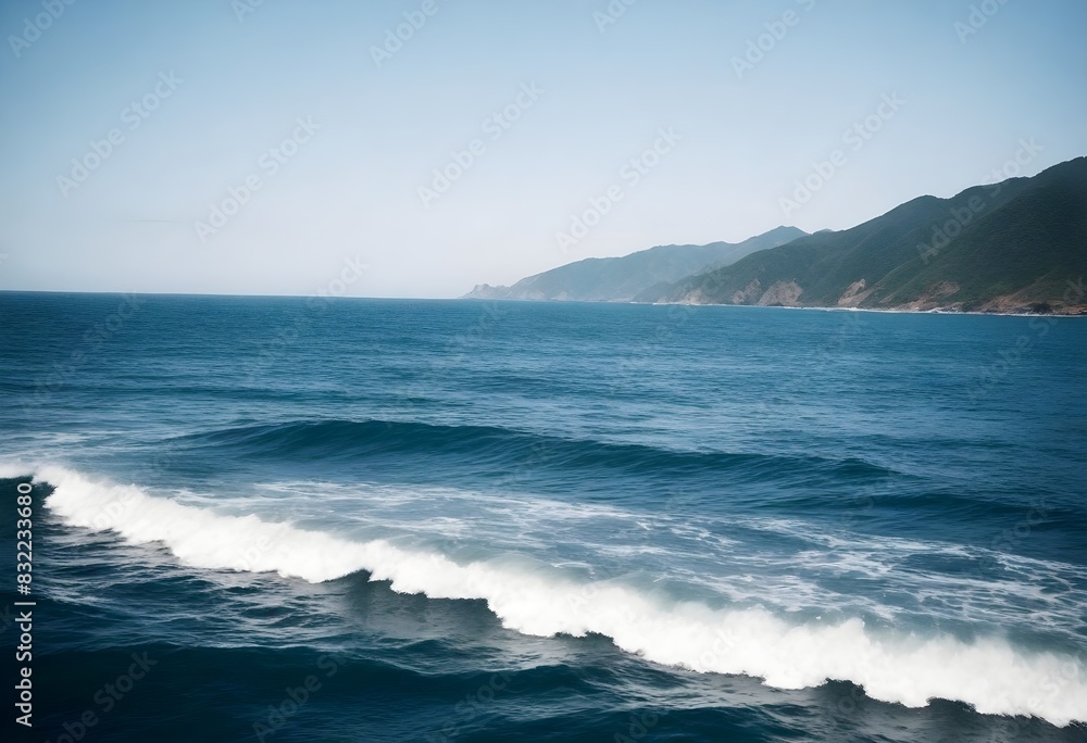 Fototapeta premium sea water waves photo