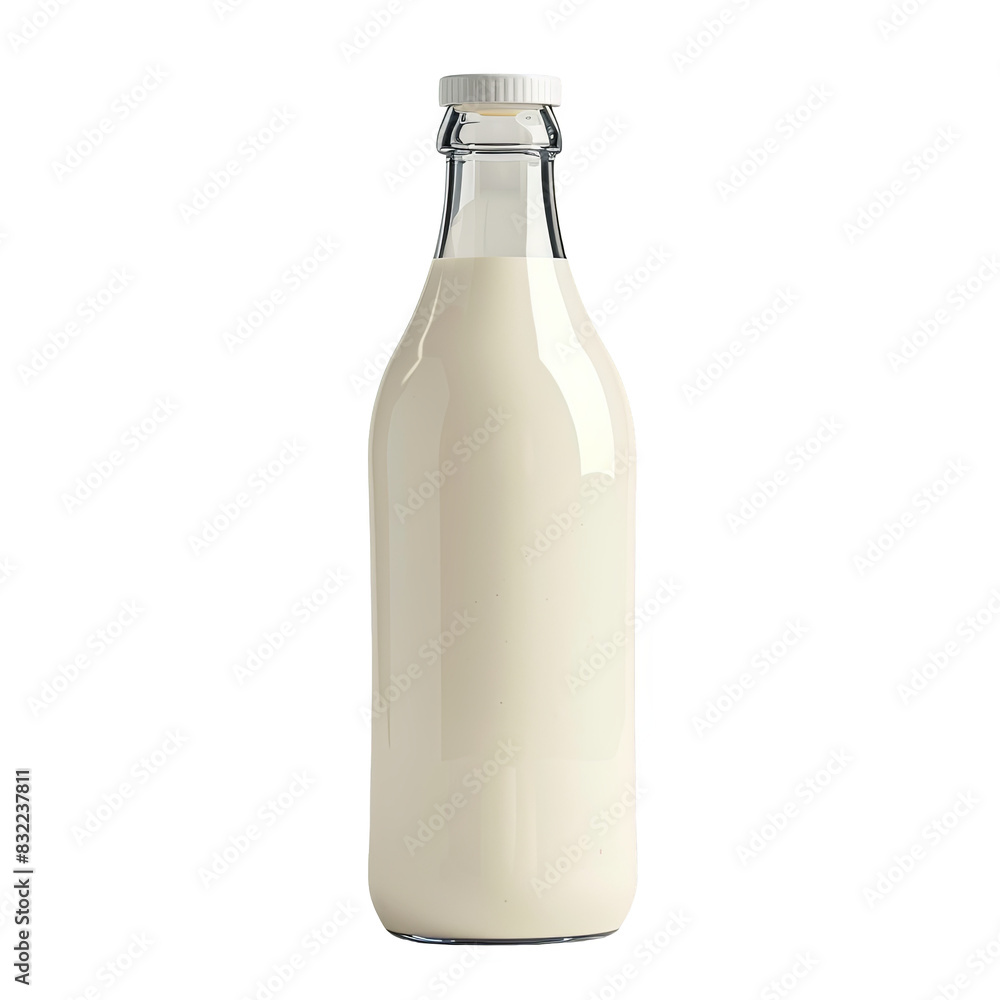 Bottle of milk on white background Bottle of milk on white background