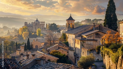 Feature the charm of European architecture with images of historic castles, quaint villages, and scenic countryside, showcasing the investment opportunities in European real estate markets 