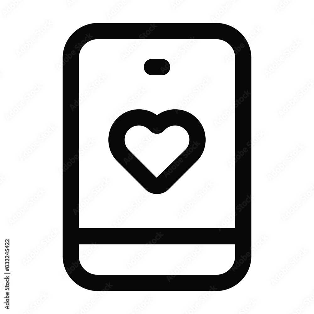 Simple Dating App icon. The icon can be used for websites, print templates, presentation templates, illustrations, etc Simple Dating App icon. The icon can be used for websites, print templates, presentation templates, illustrations, etc
