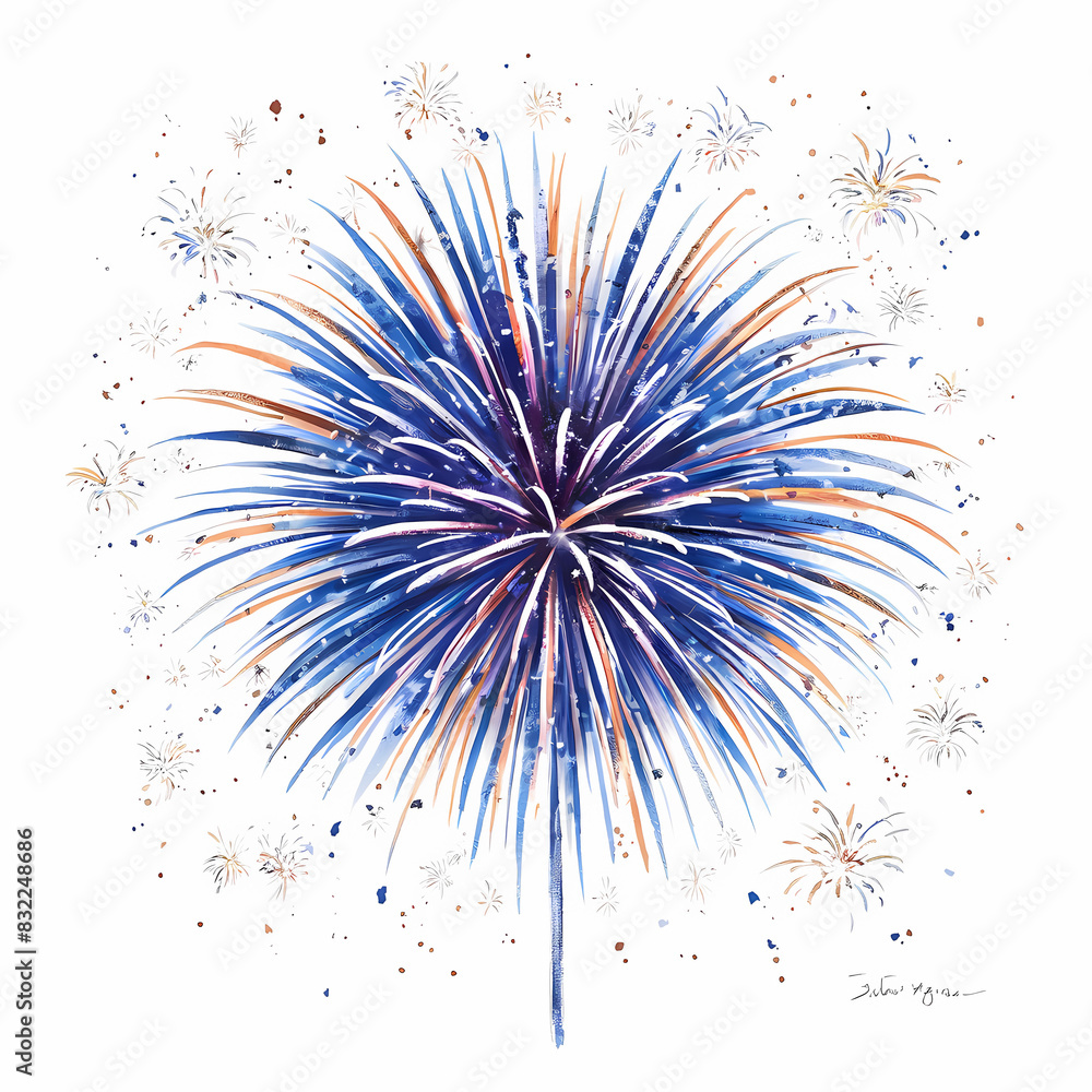 fireworks in the sky