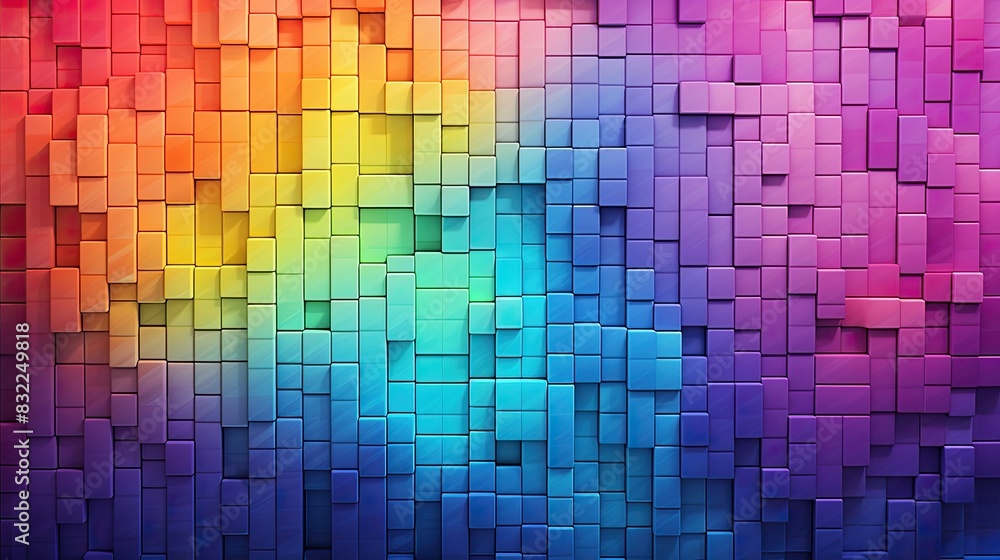 Colorful pixelated texture, reminiscent of retro video games, bright and lively background for gaming content. Colorful pixelated texture, reminiscent of retro video games, bright and lively background for gaming content.