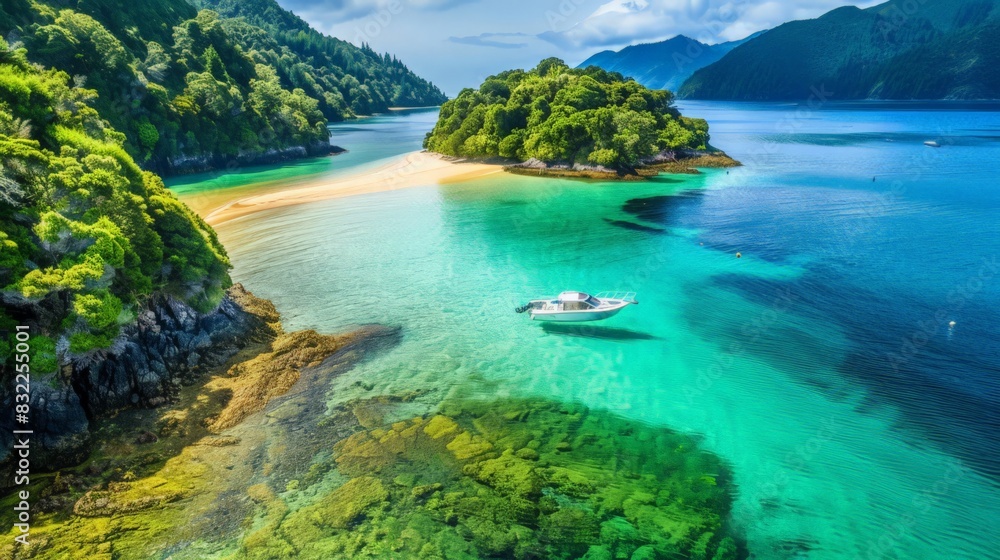 Marlborough Sounds, South Island, New Zealand, is a haven for nature lovers. Its pristine waters and lush green surroundings make it a standout destination in Oceania.