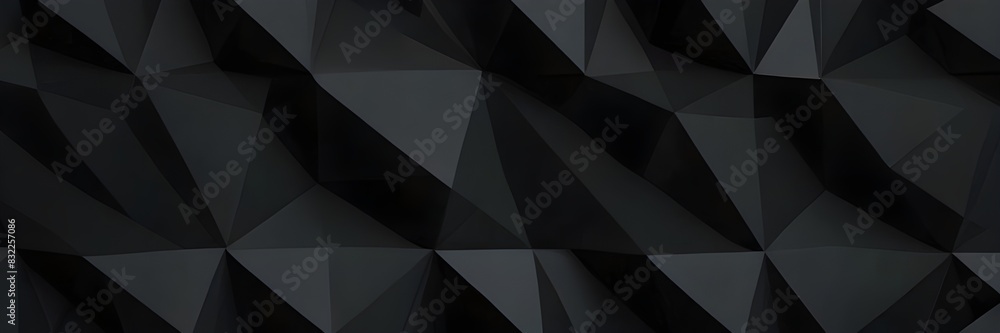 Black abstract geometric background, polygons Black abstract geometric background, polygons
