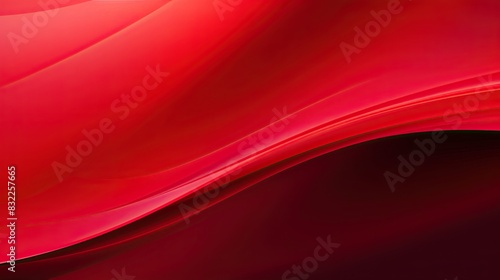 Red abstract Valentines Day background. Dynamic shapes composition.