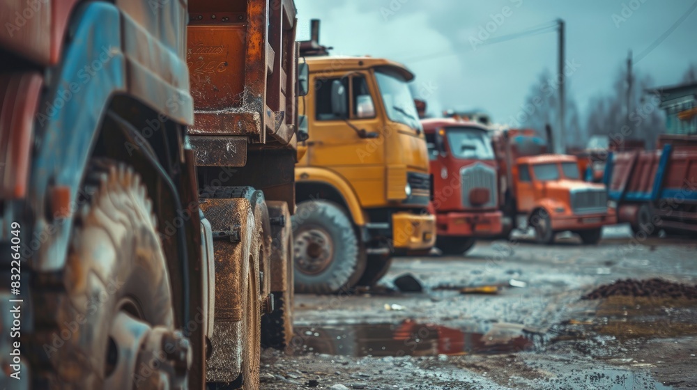 Symphony of Trucks: A Lineup of Mighty Machines Symphony of Trucks: A Lineup of Mighty Machines