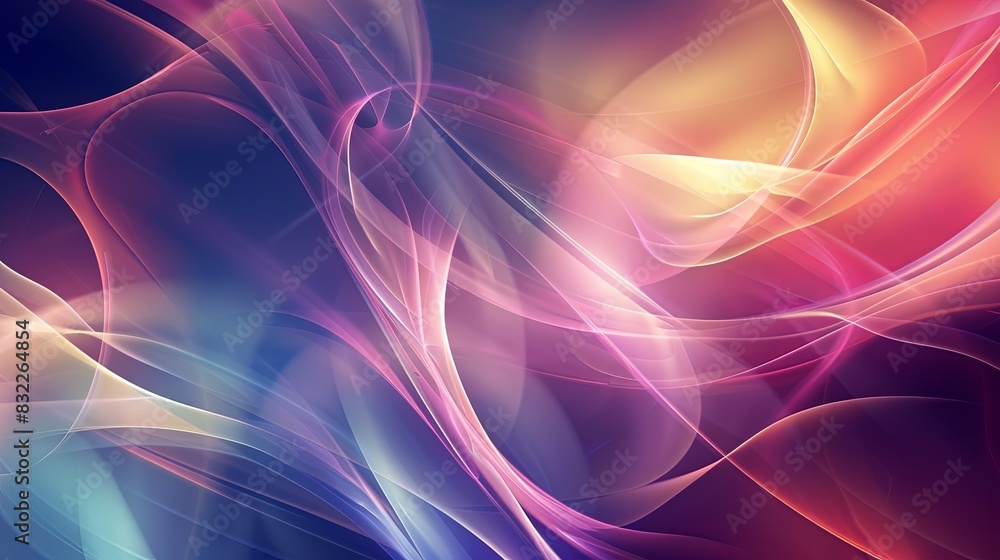 A colorful, abstract background with a purple and yellow swirl A colorful, abstract background with a purple and yellow swirl