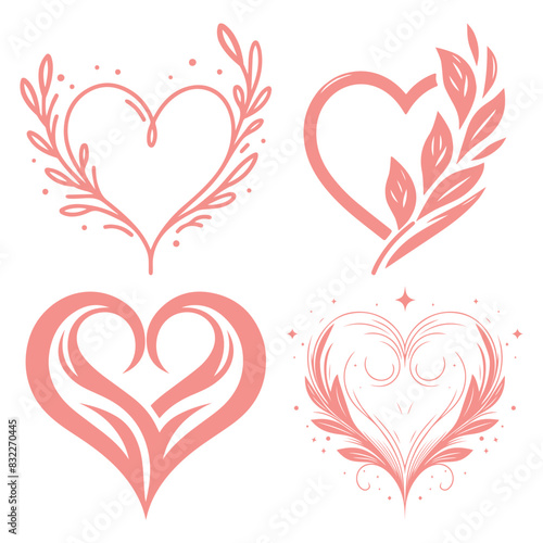 Giving love of humanity for peaceful life, heart icon, love symbol expanding loving kindness to the world