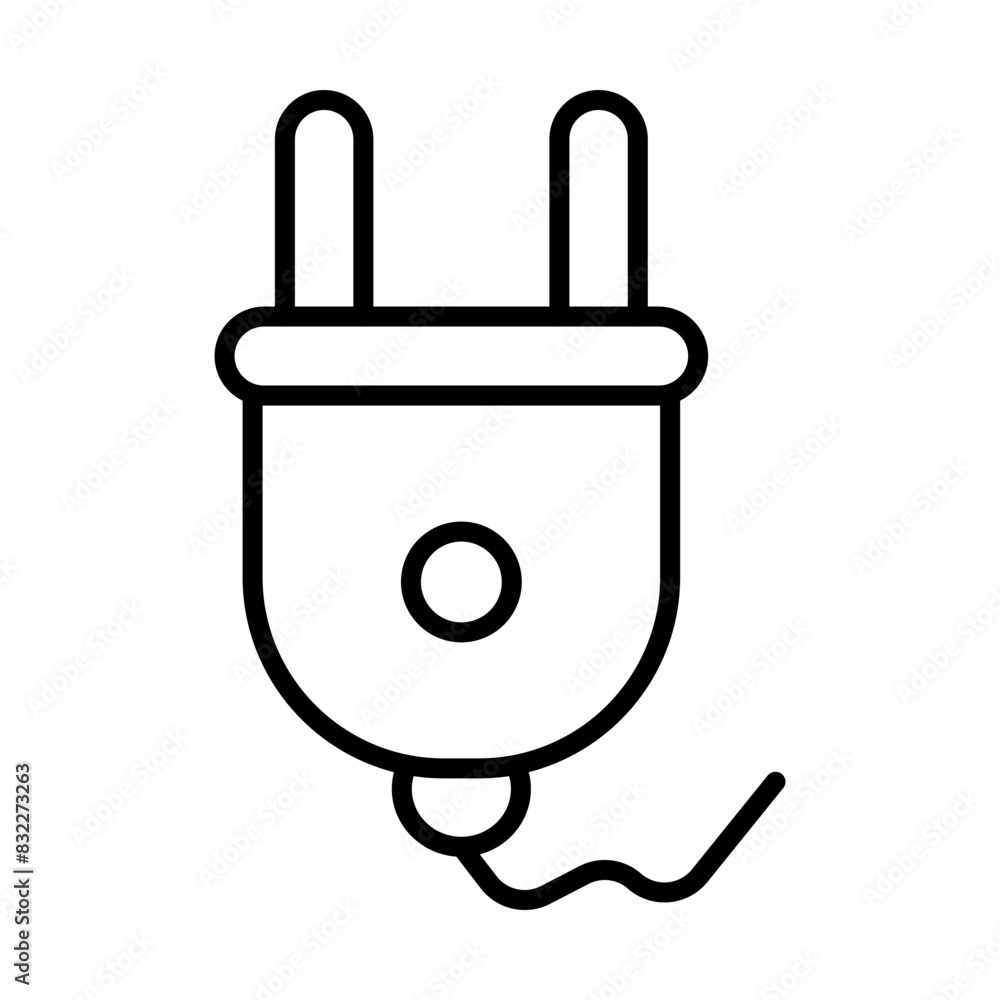 Pluging line icon Pluging line icon