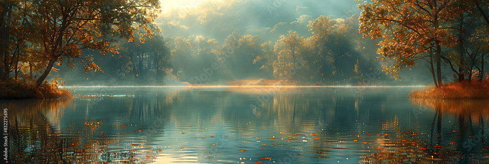 Enchanting Lakes & Rivers - Canvas Stock Photo Enchanting Lakes & Rivers - Canvas Stock Photo