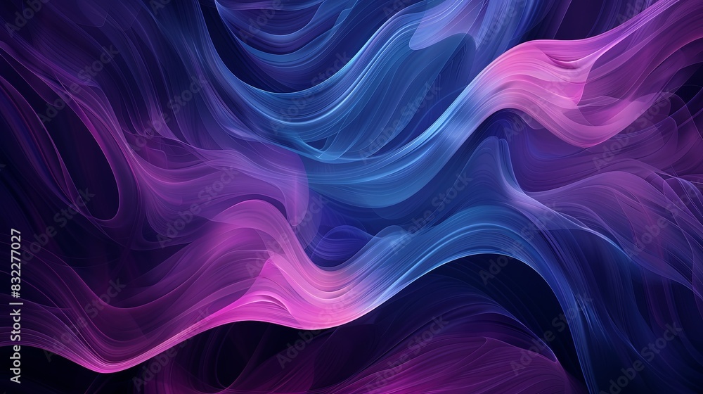 A purple and blue wave with a purple and blue background A purple and blue wave with a purple and blue background