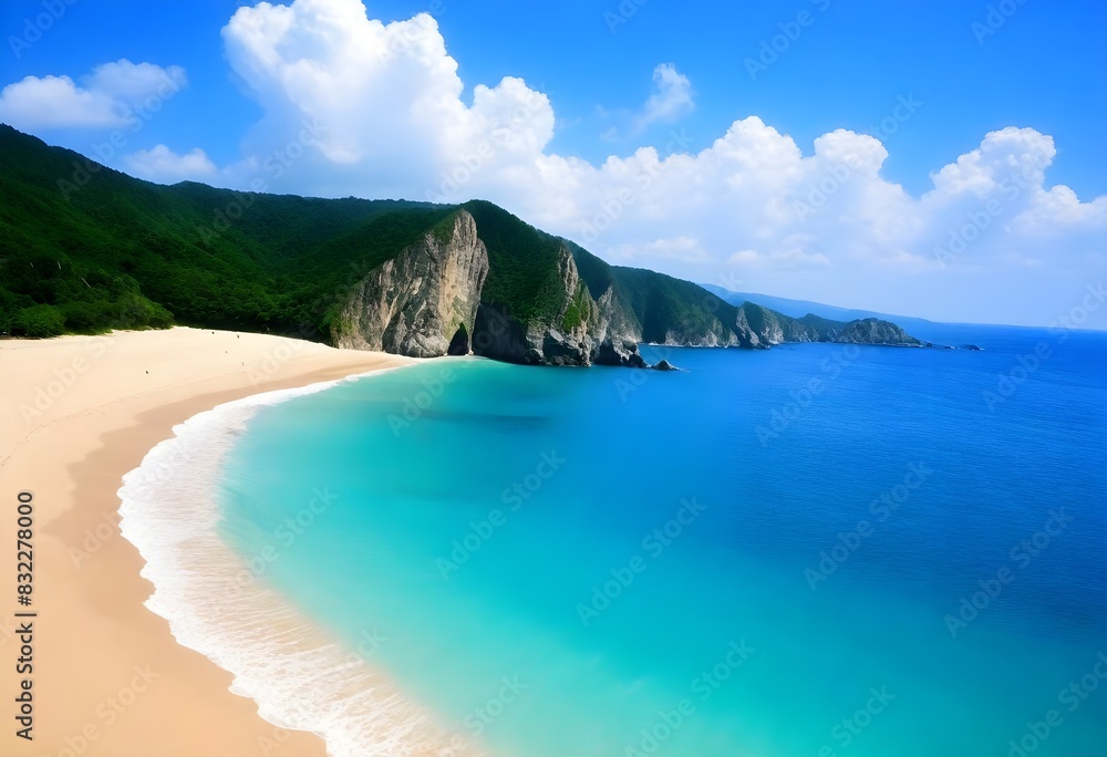 Beach in the sun Beach in the sun