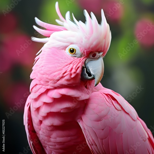 The Vibrant Beauty of the Pink Cockatoo © Parichart