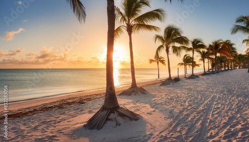 sunrise on the smathers beach key west florida photo