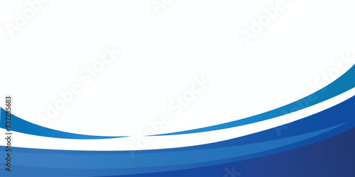 Modern blue abstract background vector. Abstract blue curve background. Perfect for banner, background, template, brochure, flyer, business card, and presentation.