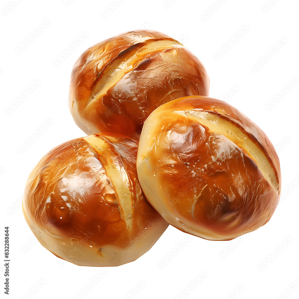 Three Loaves of Bread Stacked, Isolated on a Transparent Background, Graphic Resource Three Loaves of Bread Stacked, Isolated on a Transparent Background, Graphic Resource