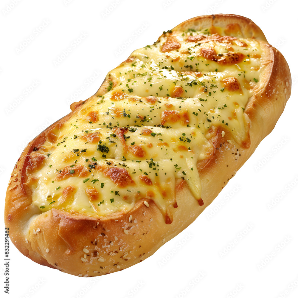 Freshly Baked Cheese Garlic Bread Loaf, Isolated on a Transparent Background, Graphic Resource Freshly Baked Cheese Garlic Bread Loaf, Isolated on a Transparent Background, Graphic Resource