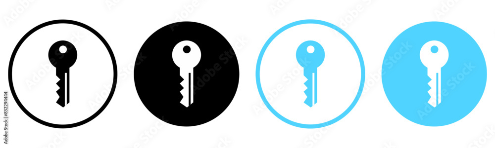 key icon set. key lock icon , access account login password icons - house key icon security symbol. vector interface app icons key icon set. key lock icon , access account login password icons - house key icon security symbol. vector interface app icons