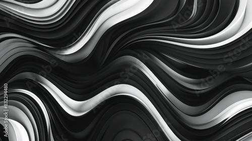 The abstract background is a black and white optical illusion