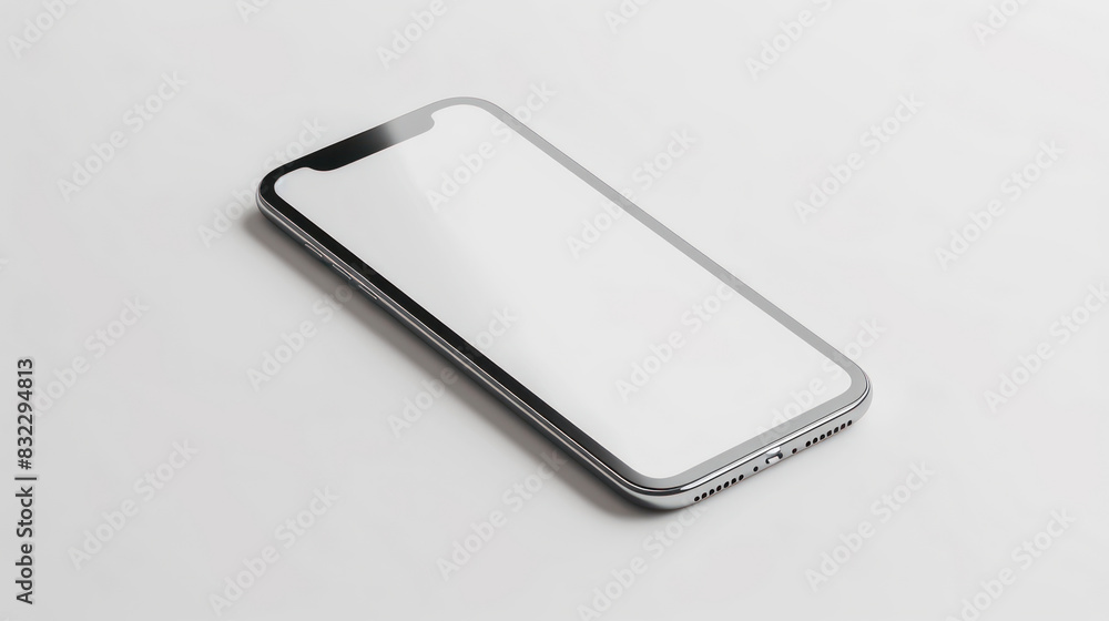 Isolated smartphone with a blank display, featured on a pure white backdrop, suited for product demonstrations, app previews, or creative layouts. Isolated smartphone with a blank display, featured on a pure white backdrop, suited for product demonstrations, app previews, or creative layouts.