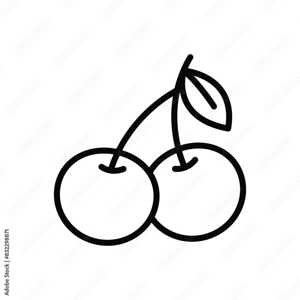 cherry icon vector design template simple and clean cherry icon vector design template simple and clean