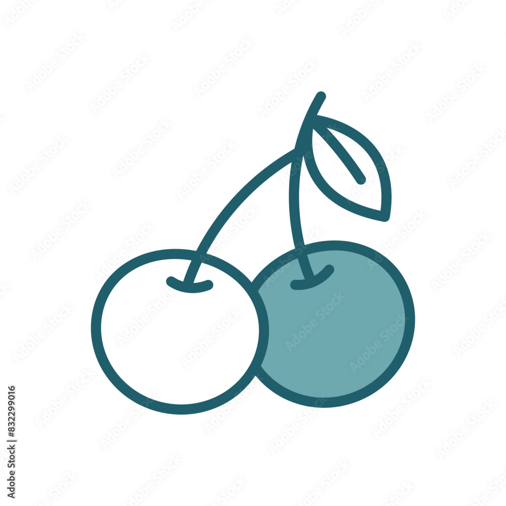 cherry icon vector design template simple and clean cherry icon vector design template simple and clean