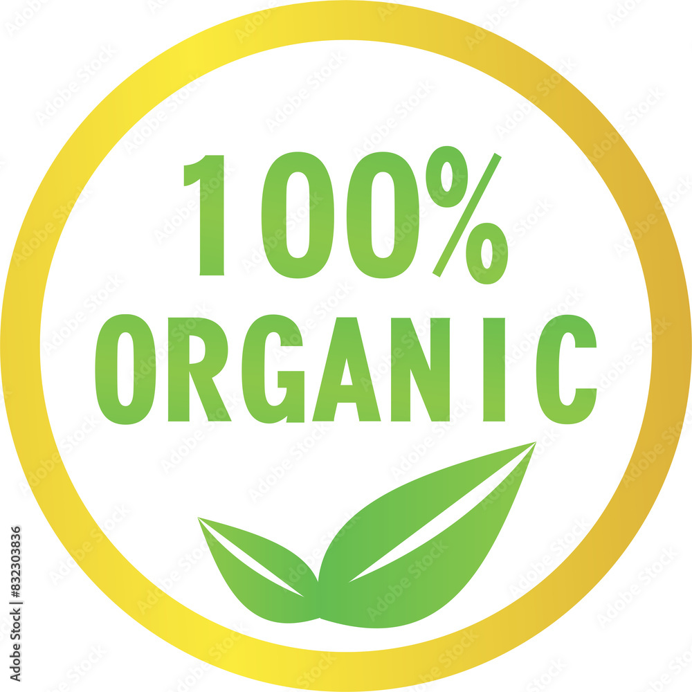 Organic label logo PNG Organic label logo PNG