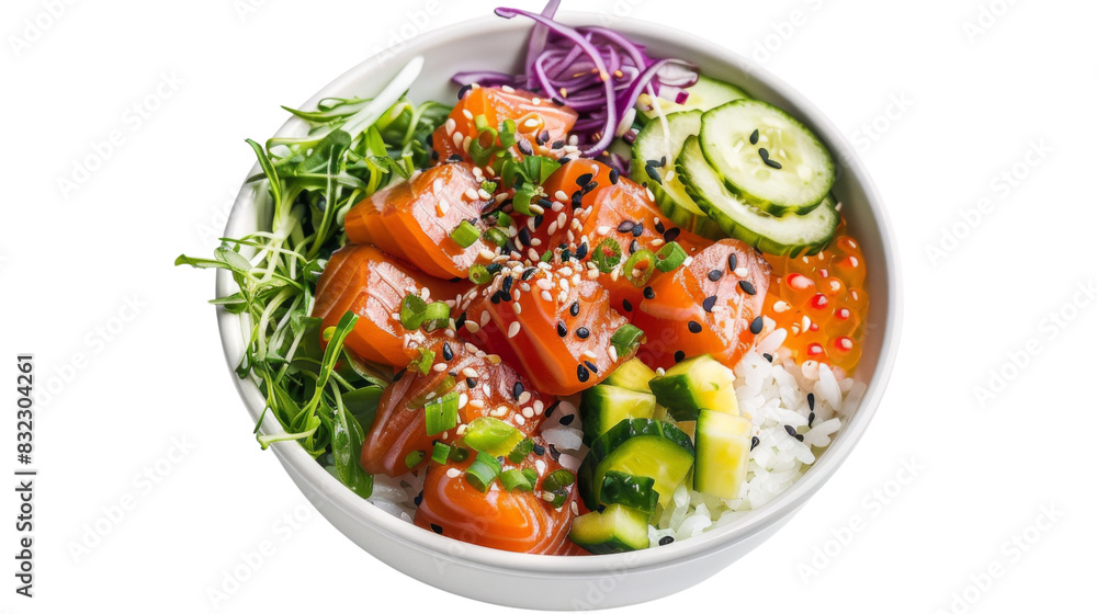 Salmon poke bowl Salmon poke bowl