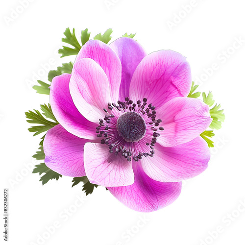 pink flower isolated