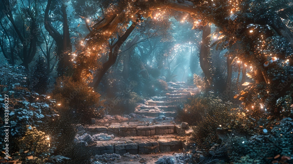 Obraz premium Craft an immersive 3D fantasy experience