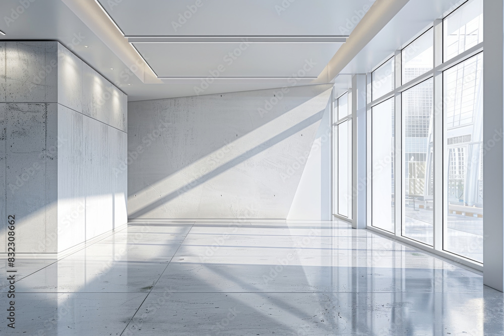 Obraz premium Empty hall of modern architectures&nbsp; 