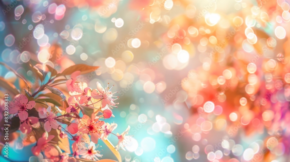 Beautiful spring blossoms with vibrant colors and bokeh background. Perfect for floral and nature themes. Beautiful spring blossoms with vibrant colors and bokeh background. Perfect for floral and nature themes.