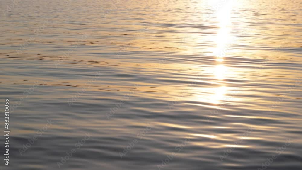 Cruise at sunrise or sunset 4k video. Sunlights reflected on the sea surface, viewed from a ship. Journey or vacation or holiday concept 4k footage. Cruise at sunrise or sunset 4k video. Sunlights reflected on the sea surface, viewed from a ship. Journey or vacation or holiday concept 4k footage.