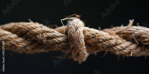 a image of a rope with a knot on it