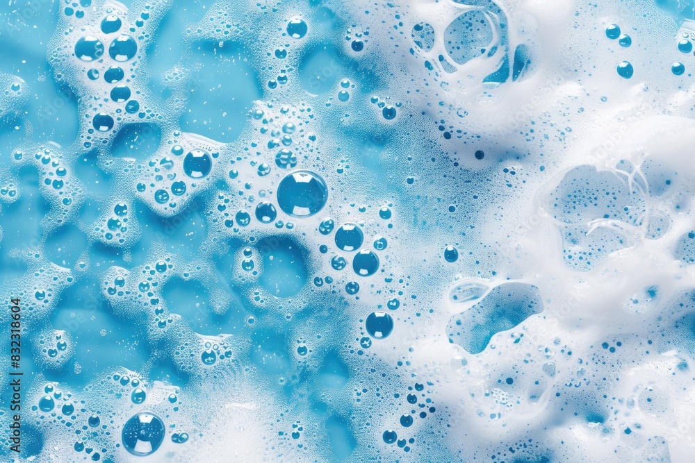 Close-Up of Soap Bubbles and Foam Close-Up of Soap Bubbles and Foam