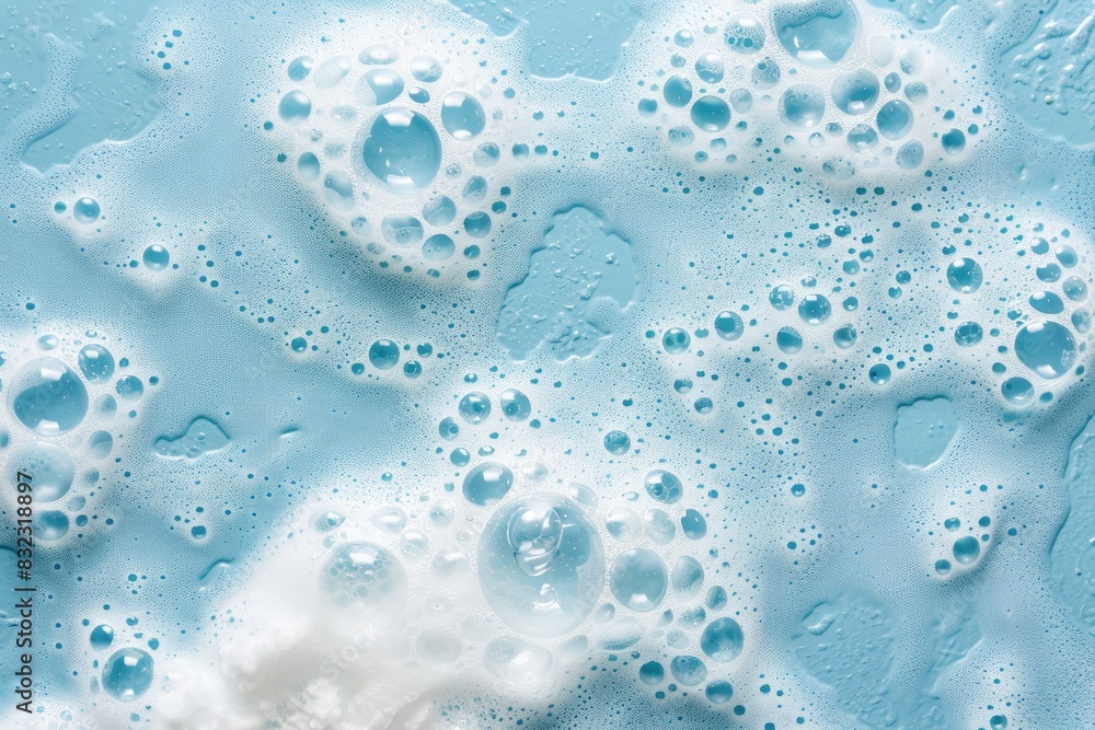 Macro Shot of Bubbly Soap Foam Macro Shot of Bubbly Soap Foam