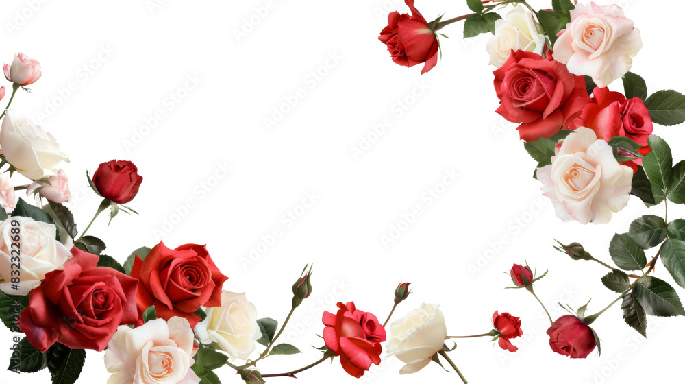 Roses in a corner Roses in a corner