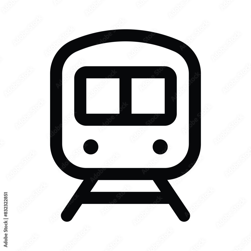 Take a look at this creative icon of train in editable style Take a look at this creative icon of train in editable style