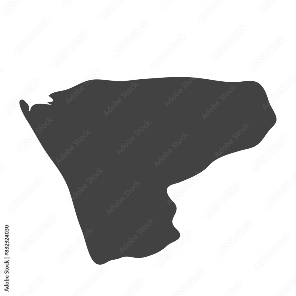 Zaire map illustration Zaire map illustration