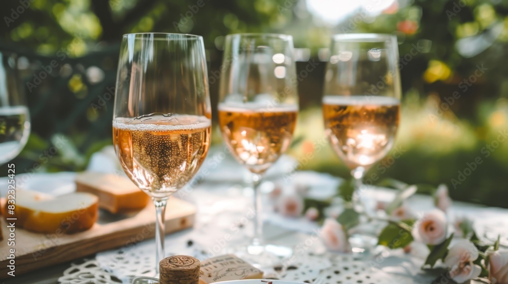 Wine alcohol drink illustration generated by ai Wine alcohol drink illustration generated by ai