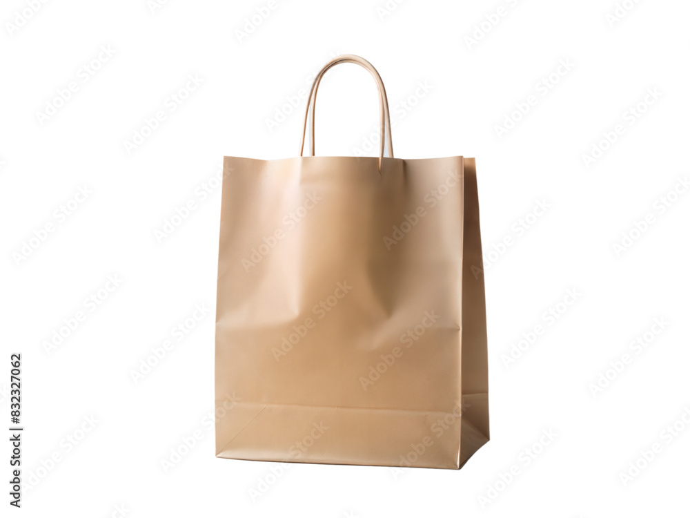 Shopping Paper or cardboard Bag isolated on white background Shopping Paper or cardboard Bag isolated on white background