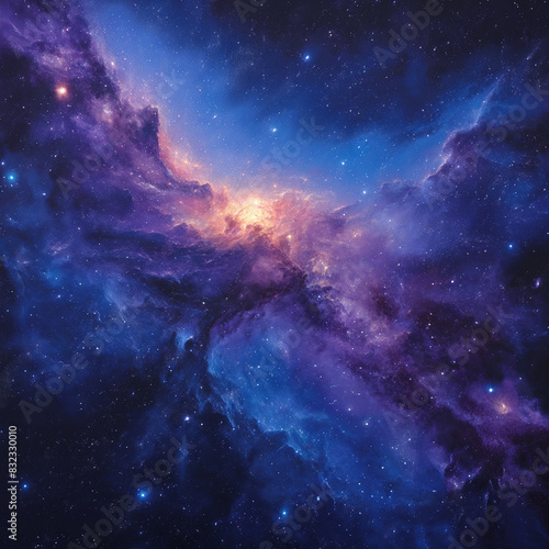 Planet and Space Out of World Galaxy milky way  background Ai