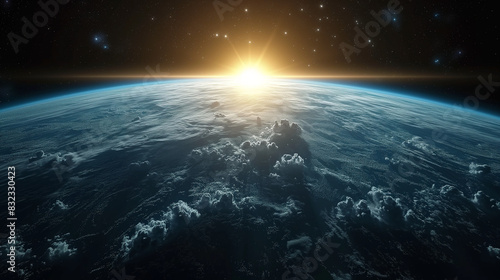 Planet and Space Out of World Galaxy milky way  background Ai