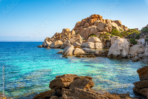 Obraz na płótnie Sardinia, italian island in mediterranean sea w salonie